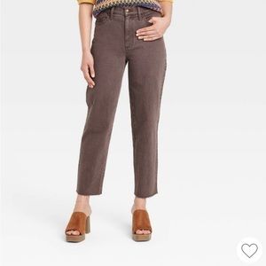 Universal Thread Vintage Straight Jeans - Brown